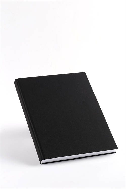 Salgsbog - Salgsbøger A4 sort lærred model Boston